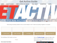 Tablet Screenshot of getactiveguide.com